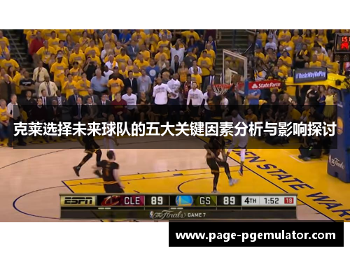 克莱选择未来球队的五大关键因素分析与影响探讨