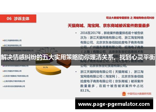 解决情感纠纷的五大实用策略助你理清关系,找到心灵平衡 解决情感纠纷的五大实用策略助你理清关系,找到心灵平衡
