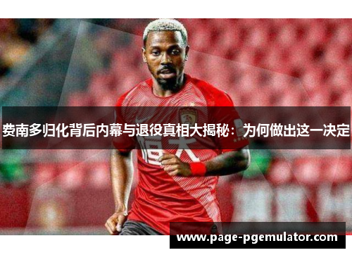 费南多归化背后内幕与退役真相大揭秘:为何做出这一决定 费南多归化背后内幕与退役真相大揭秘:为何做出这一决定